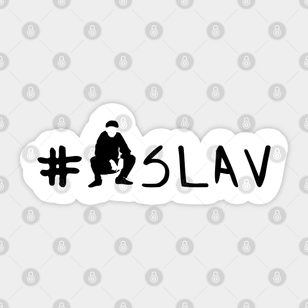 #slav - slav squat design Sticker by Slavstuff